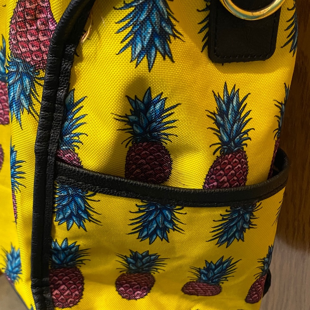 Betsey Johnson Yellow Pineapple Tote Bag - Picture 6 of 7
